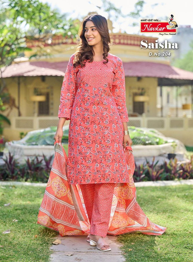 Saisha Vol 2 By Navkar Readymade Cotton Salwar Suits Catalog